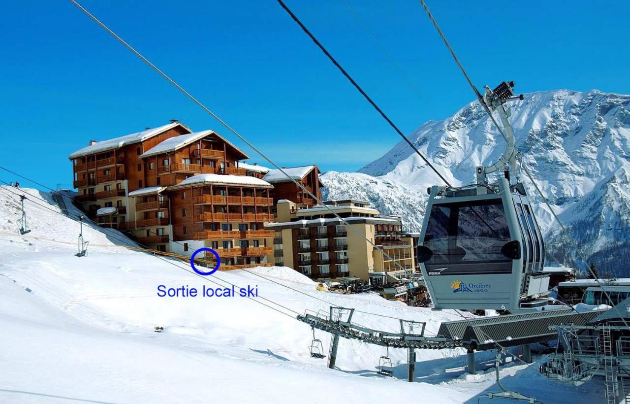 Appt T2 Cabine 4-6 Personnes Au Pied Des Pistes Orcières Buitenkant foto